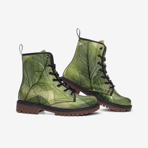 Leafy Skeletons Vegan Leather Lightweight boots - Books Worth Keeping